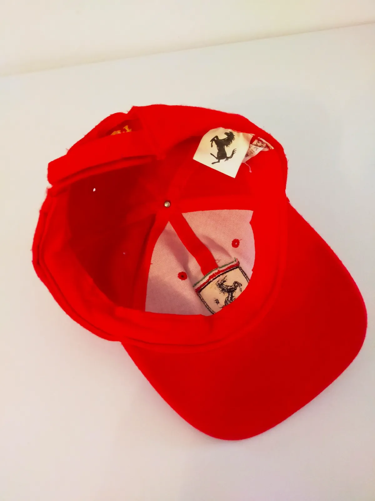 Casquette Officielle Ferrari vintage 90s laine, acrylique logo brodé  – Ferrari – taille Taille unique 5