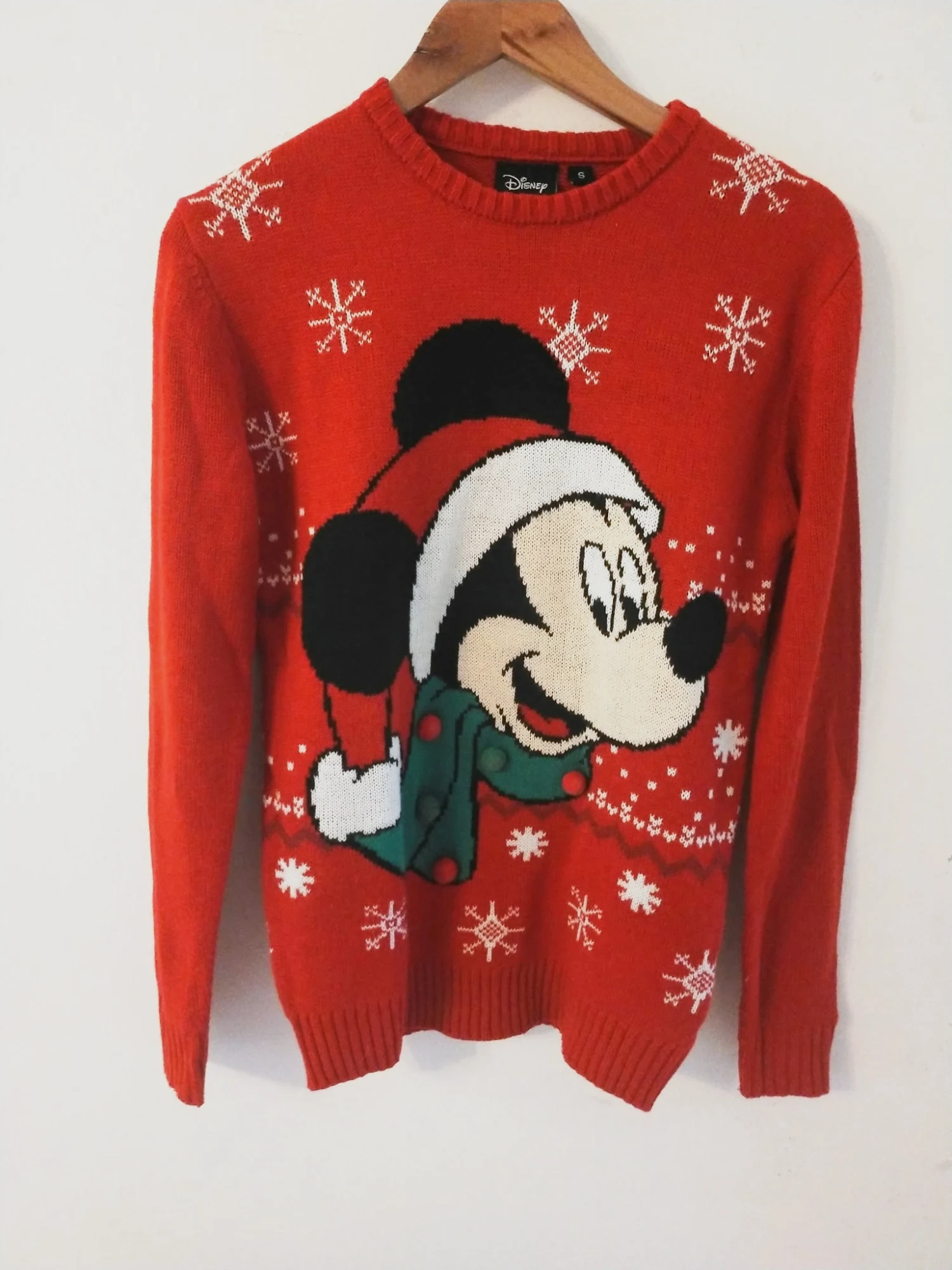 Pull de Noël Mickey taille S super motif