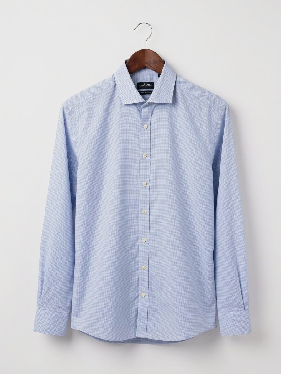 Chemise café coton Exclusive taille L