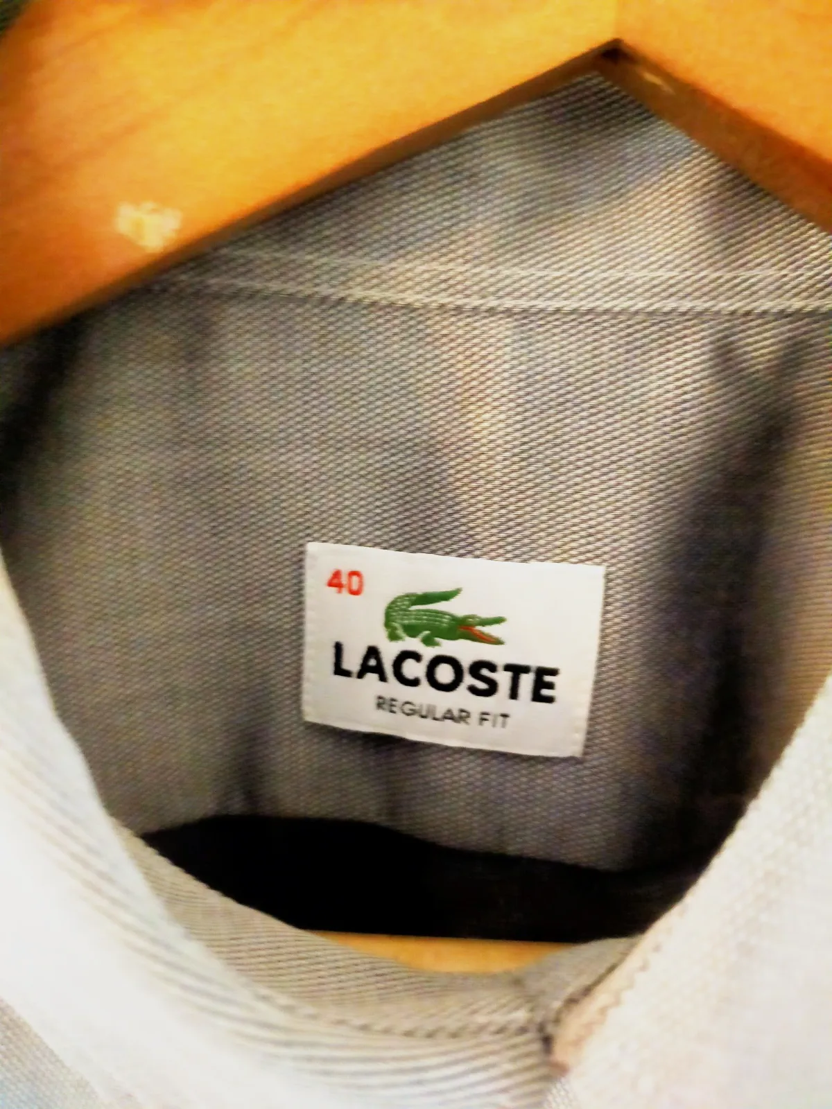 Chemise Lacoste y2k devanley taille 40 logo brode – Lacoste – taille L 3
