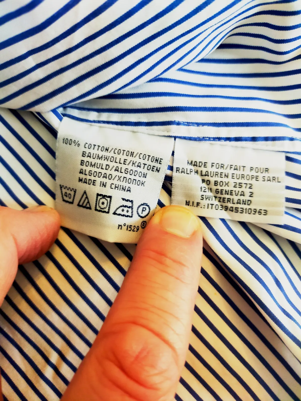 Che Ralph Lauren authentique regent custom vintage taille 44 – Ralph Lauren – taille XL 6