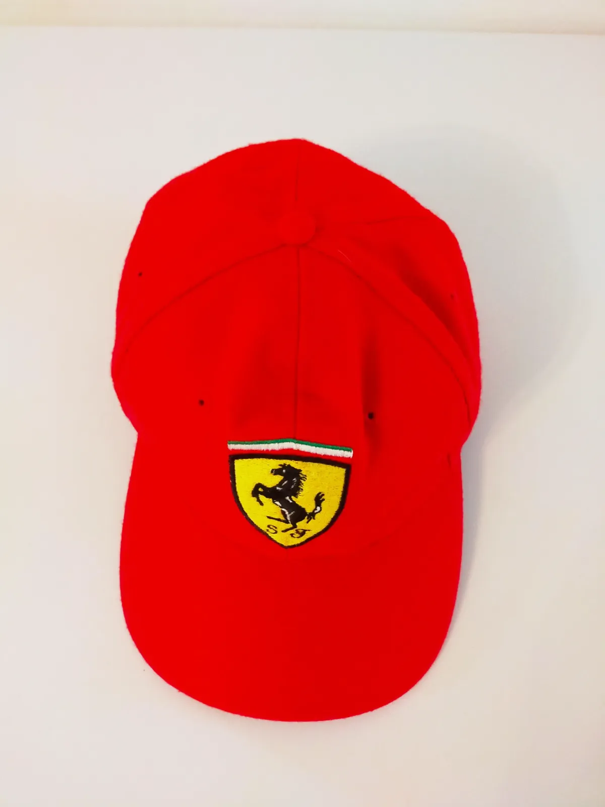 Casquette Officielle Ferrari vintage 90s laine, acrylique logo brodé  – Ferrari – taille Taille unique 4