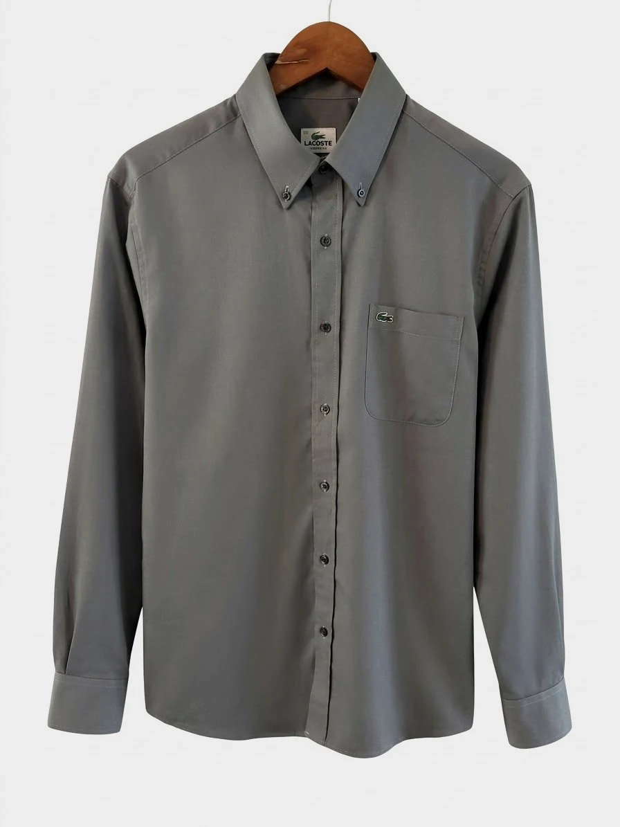 Chemise Lacoste y2k devanley taille 40 logo brode