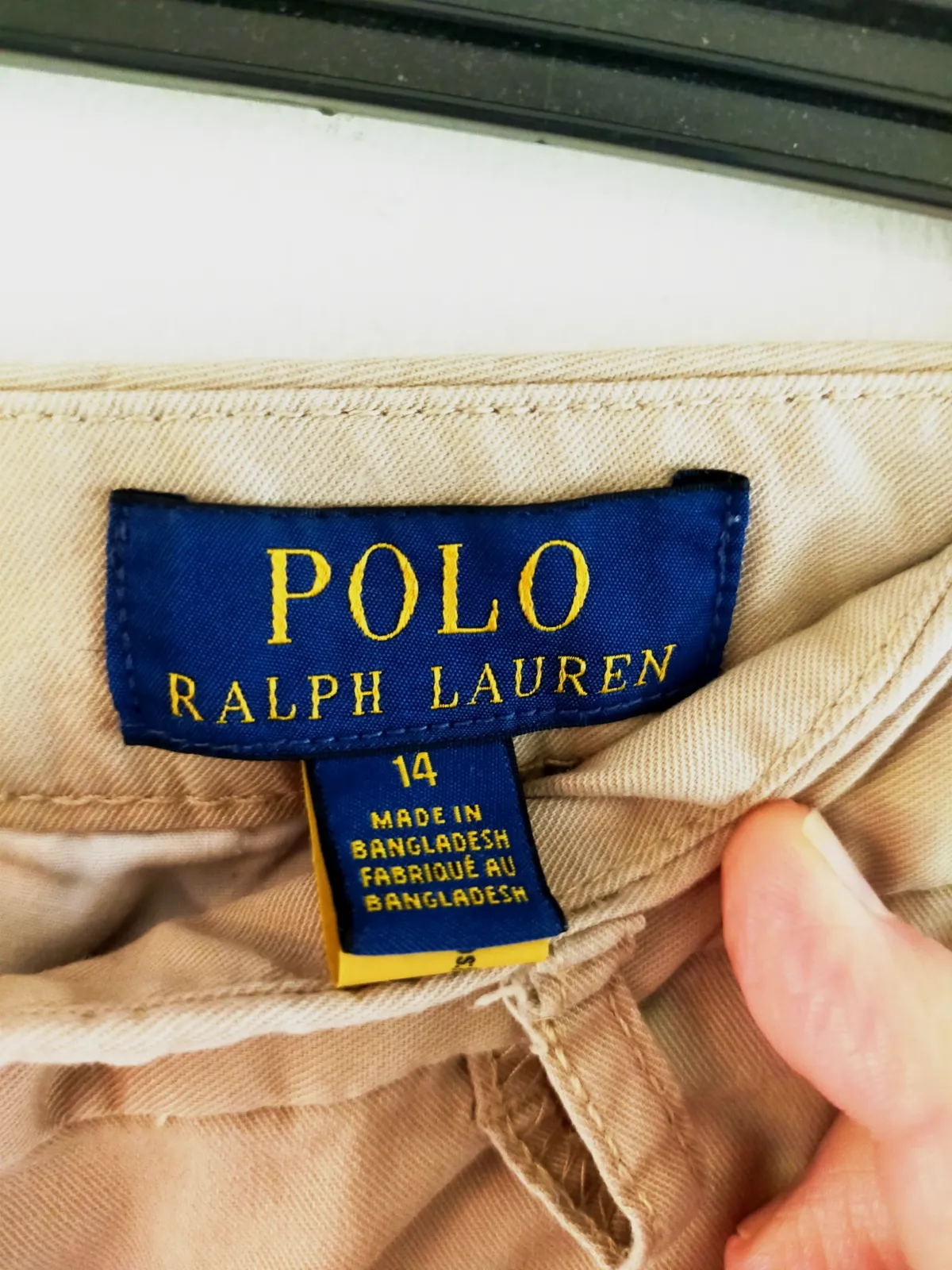 Pantalon chino Ralph Lauren beige – Ralph Lauren – taille 14 ans 4