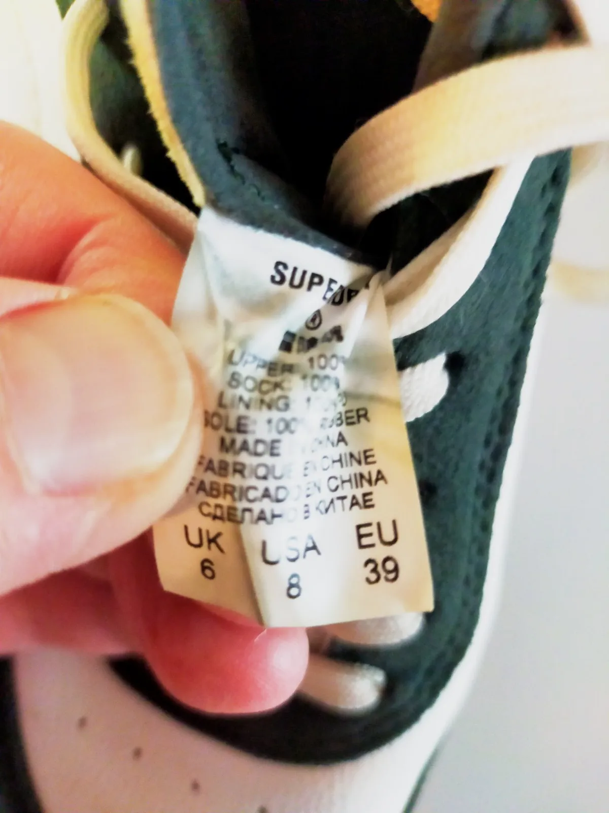 Sneakers Superdry vegan vintage basket low taille 39 – Superdry – taille EU 39 7