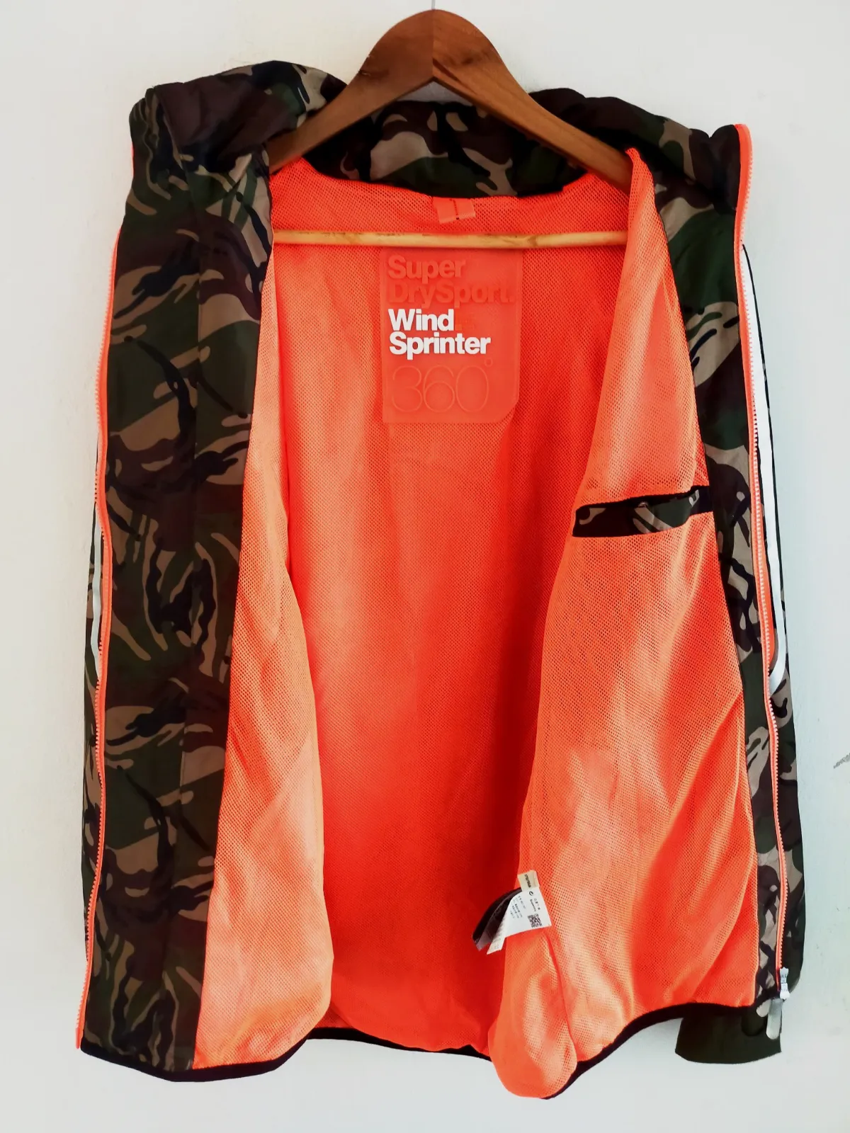 Veste Coupe vent Superdry sport wind sprinter 360 fluo taille S – Superdry – taille S 6