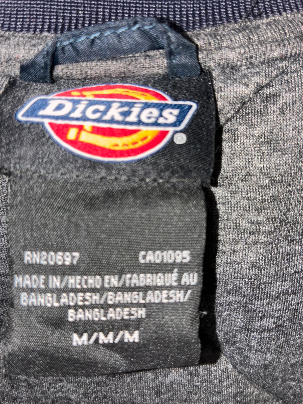 Blouson Dickies matelassé bleu foncé taille M ( authentique) – Dickies – taille M 4