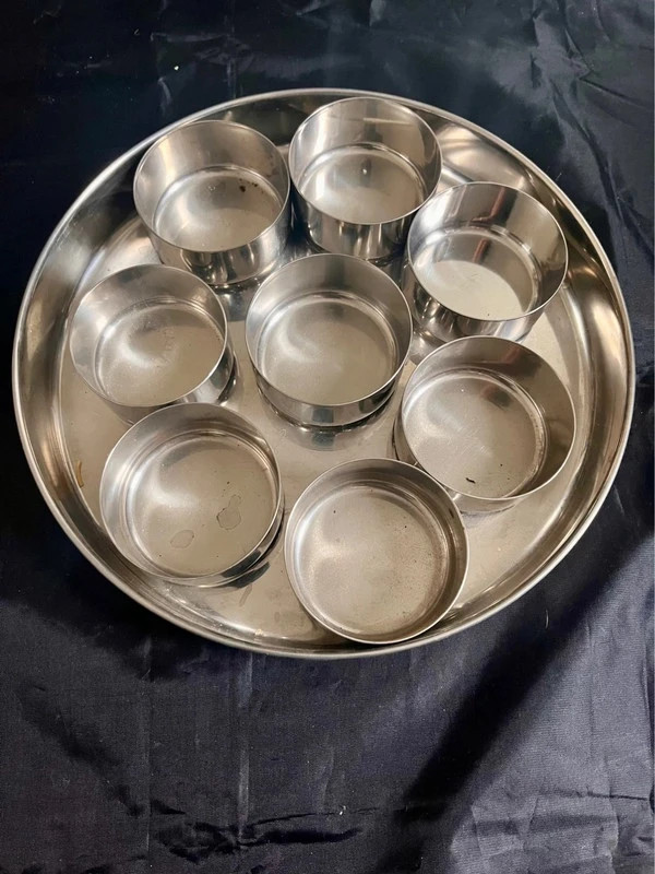 Plateau plus lot de 8 organiseurs en acier inoxydable pour épices – Accessoires 2