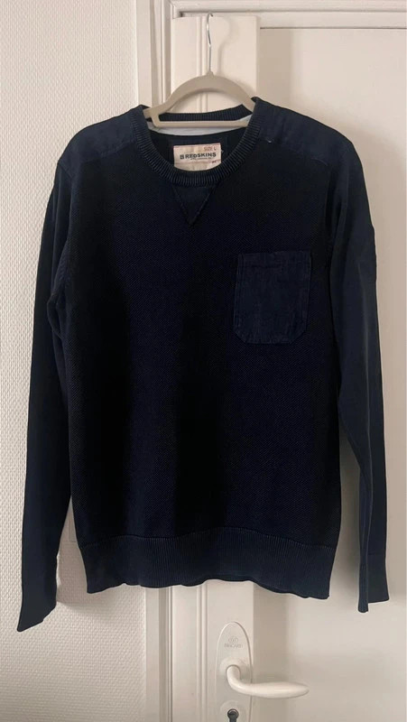 Pullover Redskins bleu marine taille ( L ) authentique