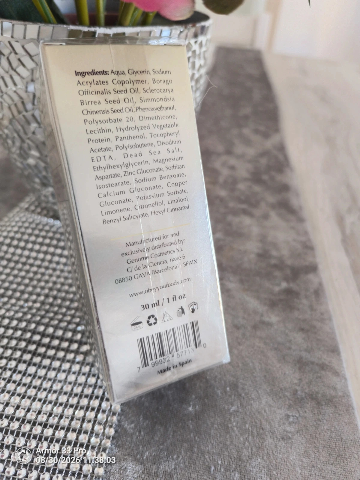 ObeyYourBody Minéraux Youth-Renewing Face Serum 30ml – ObeyYourBody 3