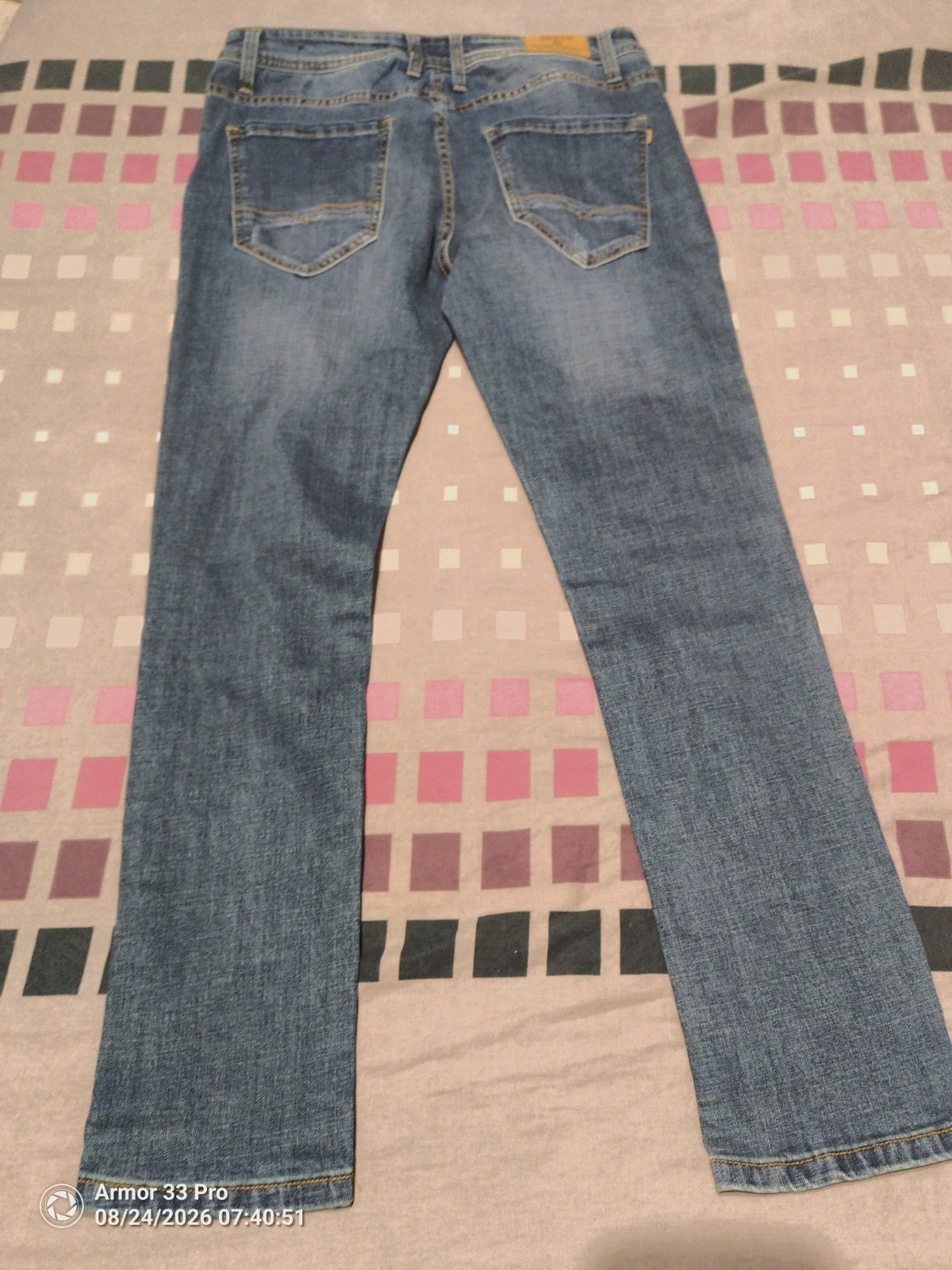 Koroshi Men's Blue Distressed Slim Fit Jeans – Size 44 – Koröshi – taille W34 | FR 44 3