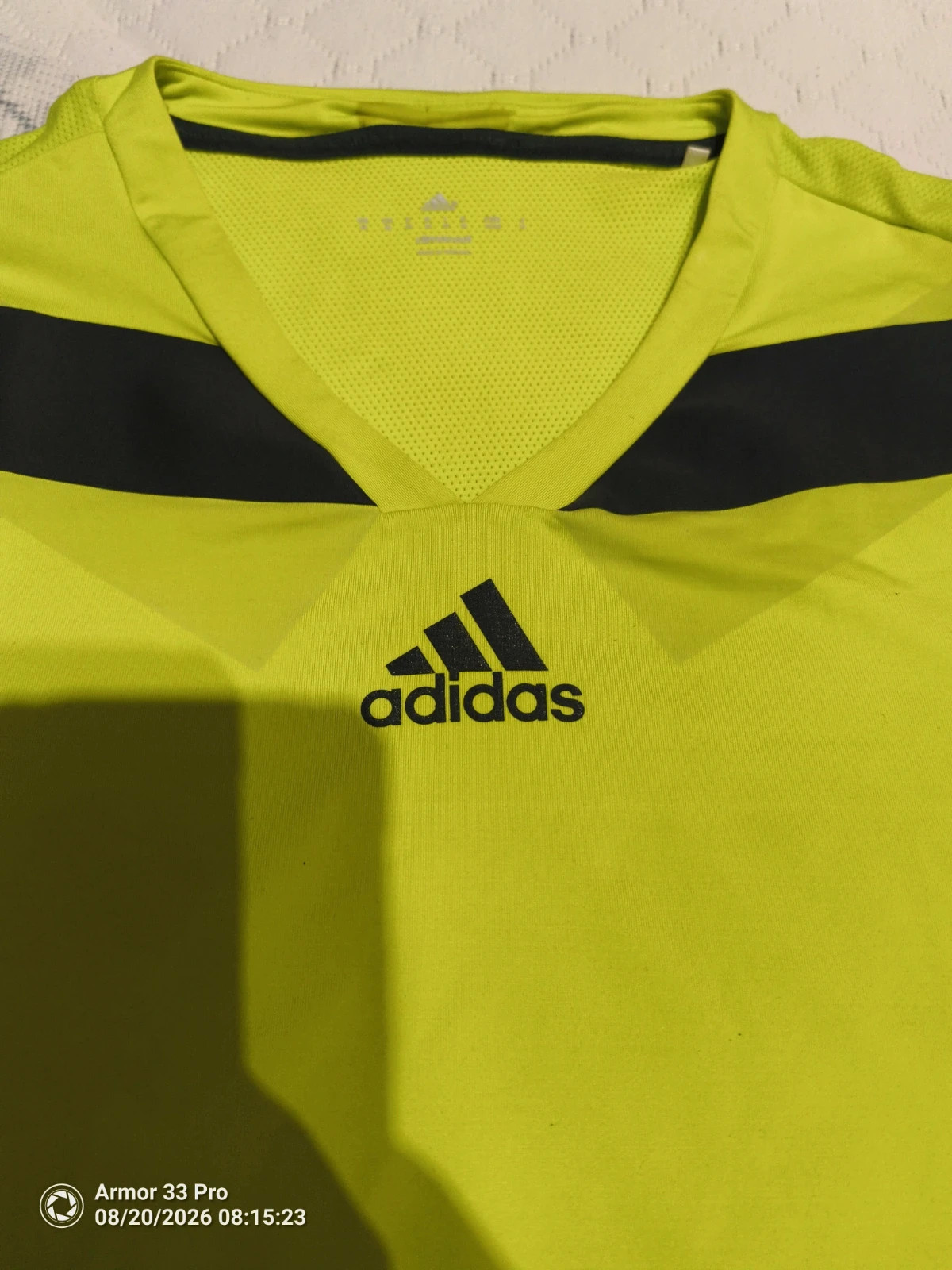 Adidas Climalite Sports T-Shirt – Neon Yellow – Size M – adidas – taille M 2