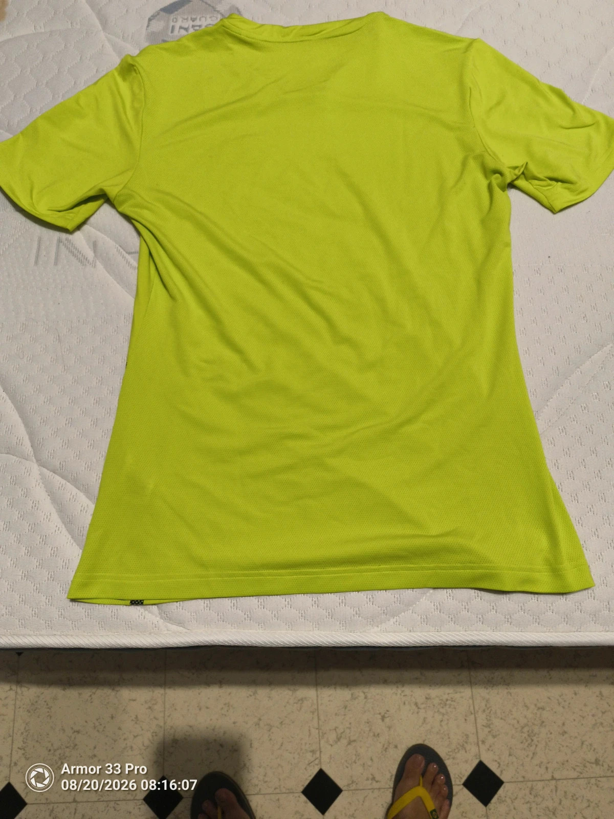 Adidas Climalite Sports T-Shirt – Neon Yellow – Size M – adidas – taille M 4