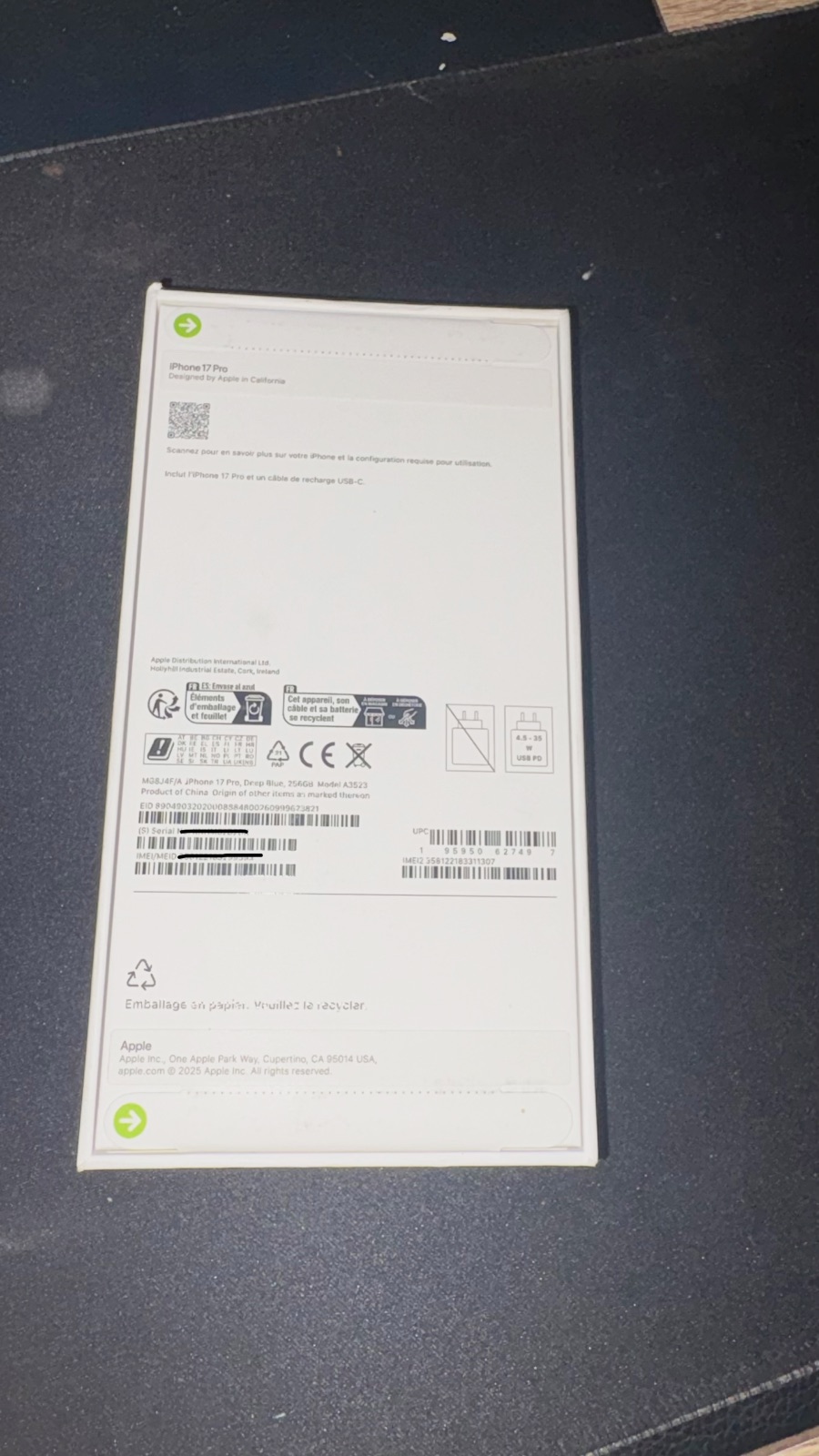 iphone 17 pro night blue  – Apple 2
