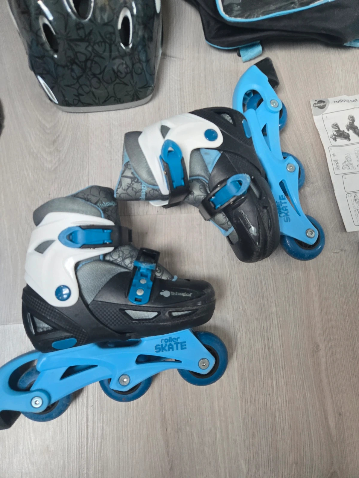 Set complet de roller enfant avec casque, protections et sac – ItsImagical – taille 30 3