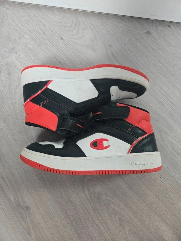 Baskets Champion Noir Blanc Orange T38