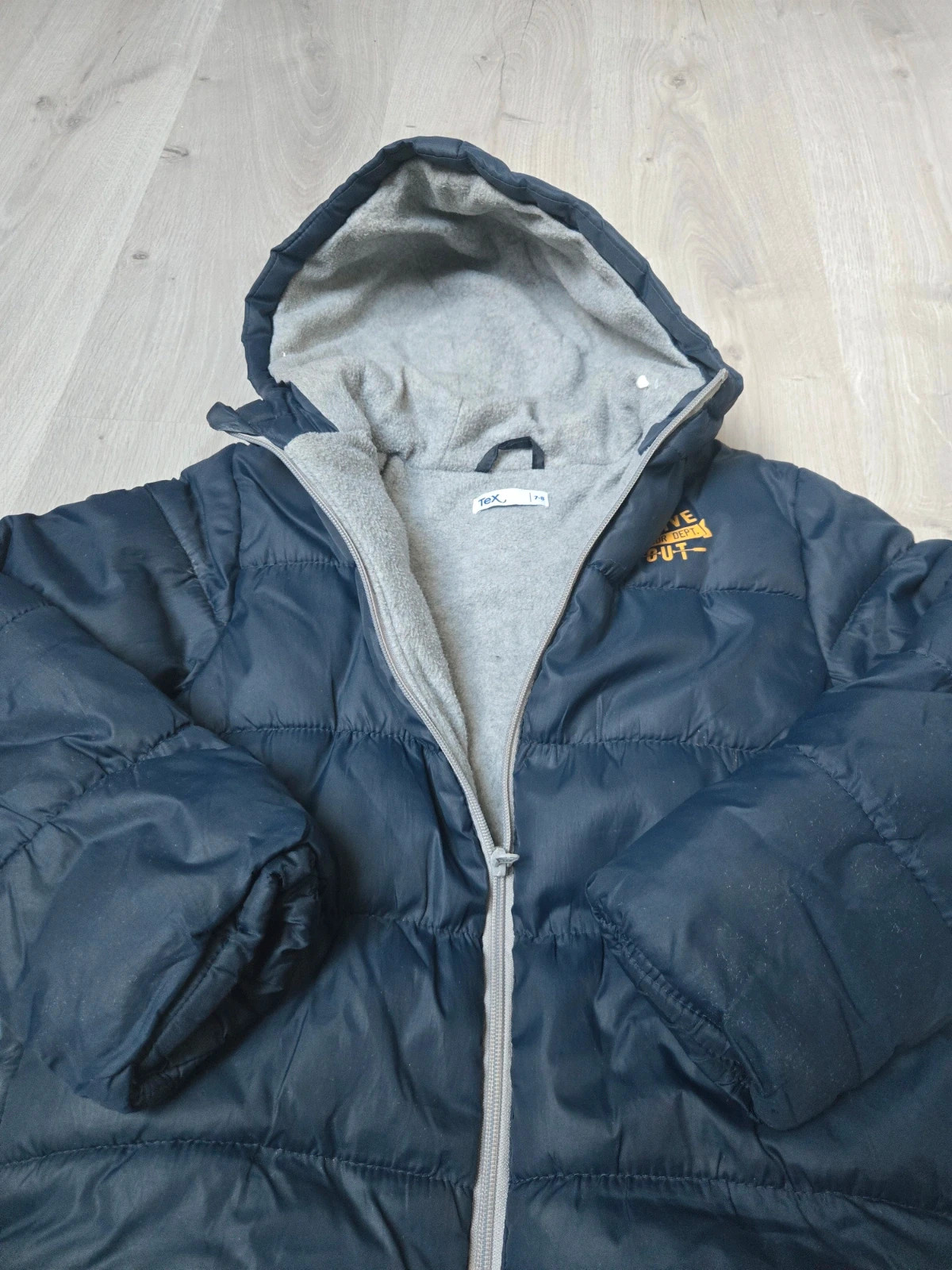 Doudoune à capuche bleu marine Tex 7/8 ans – TEX – taille 8 ans / 128 cm 5