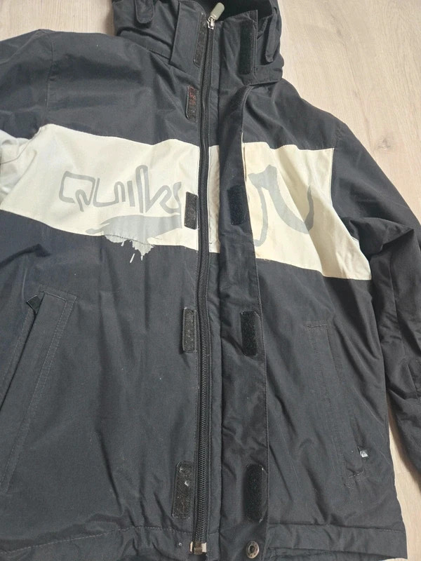 Veste de ski quiksilver bleu et blanche taille 12ans – Quiksilver – taille 12 ans / 152 cm 4