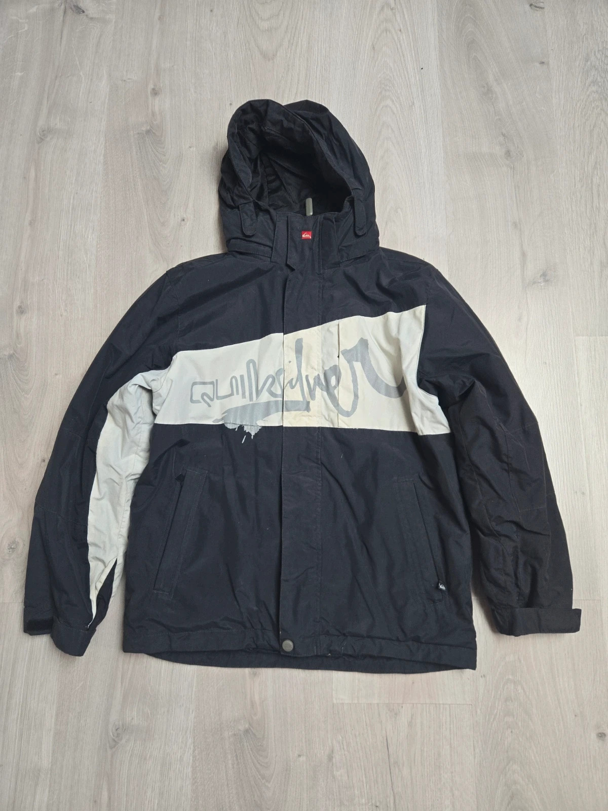 Veste de ski quiksilver bleu et blanche taille 12ans