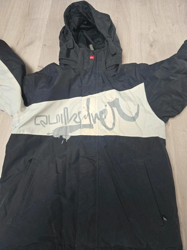 Veste de ski quiksilver bleu et blanche taille 12ans – Quiksilver – taille 12 ans / 152 cm 2