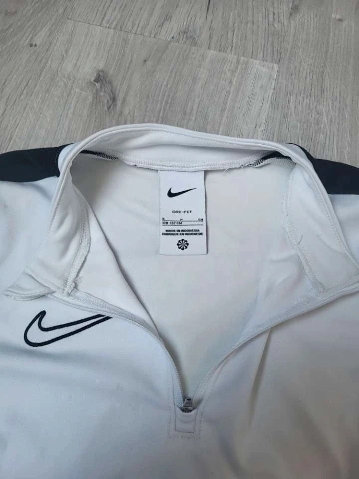 Sweat Nike Academy Dri-FIT 8 ans 128 cm garçon blanc noir demi-zip – Nike – taille 8 ans / 128 cm 5