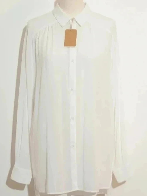 Chemise American Vintage Nacre M – Neuve avec Étiquette, Rare – American Vintage – taille L / 40 / 12 4
