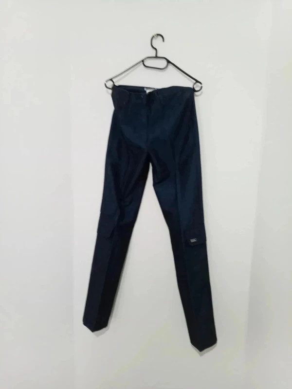 Pantalon Versace bleu nuit – pièce designer, départ rapide – Versace – taille M 4
