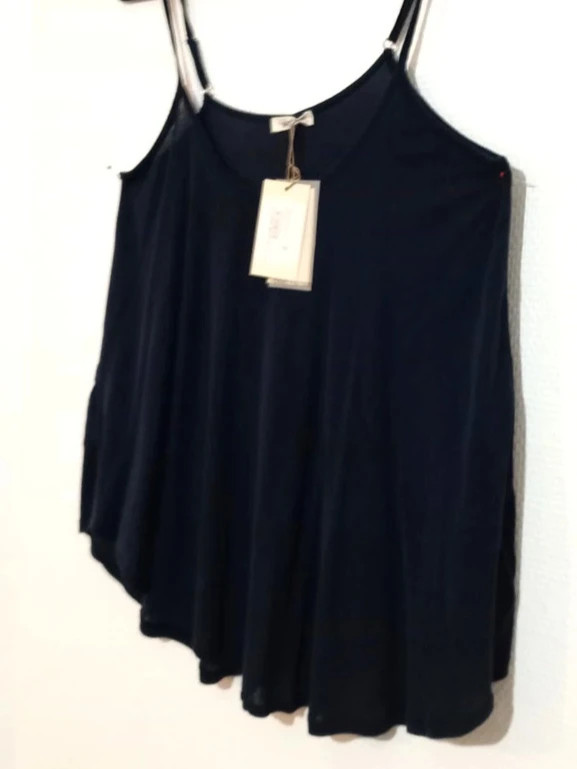 Débardeur American Vintage Bleu Marine Femme Taille L Coton – American Vintage – taille L / 40 / 12 5