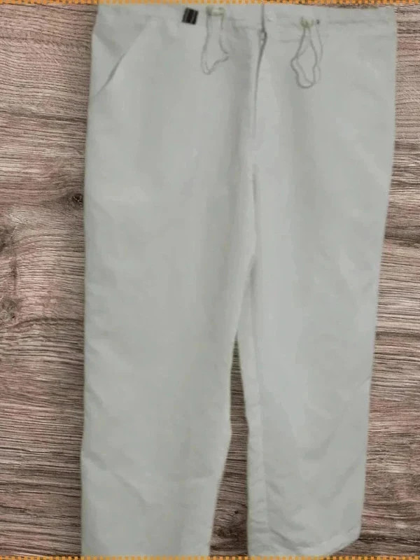 Pantacourt Fila blanc T.M - Pantalon 3/4 sport streetwear - Excellent état – FILA – taille M / 38 / 10 2