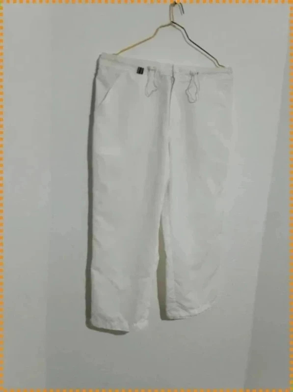 Pantacourt Fila blanc T.M - Pantalon 3/4 sport streetwear - Excellent état – FILA – taille M / 38 / 10 3