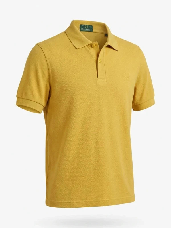Polo homme jaune tendance – très bon état, coupe flatteuse – Fred Perry – taille L 2