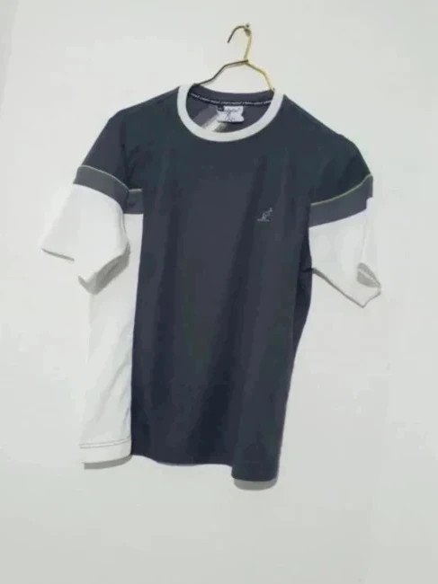 T-shirt Australian Homme Taille 46 Gris Foncé & Blanc • Vintage Tennis Streetwear • Excellent État – Vintage Dressing – taille L 3