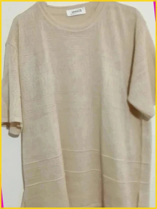 T-shirt Eliane sable comme neuf XL – pièce intemporelle à saisir – Eliane – taille XL / 42 / 14 2