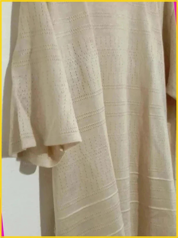 T-shirt Eliane sable comme neuf XL – pièce intemporelle à saisir – Eliane – taille XL / 42 / 14 3