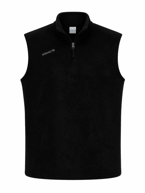 Polaire sans manches mixte noire gilet polaire unisexe chaud, léger & confortable – Colombia – taille L 2