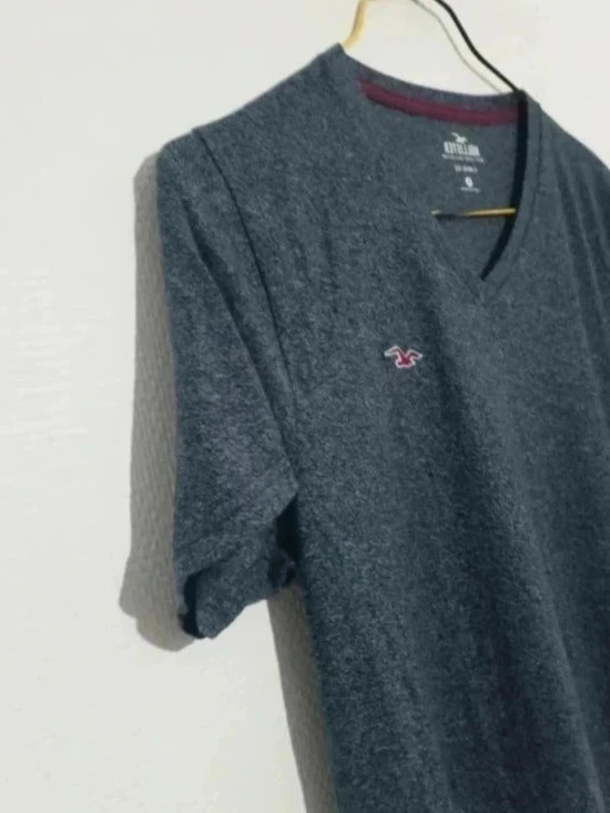 T-shirt Hollister Homme M Tee-shirt Manches Courtes Coton Casual Surf Surfwear Logo – Bon État – Hollister – taille L 3