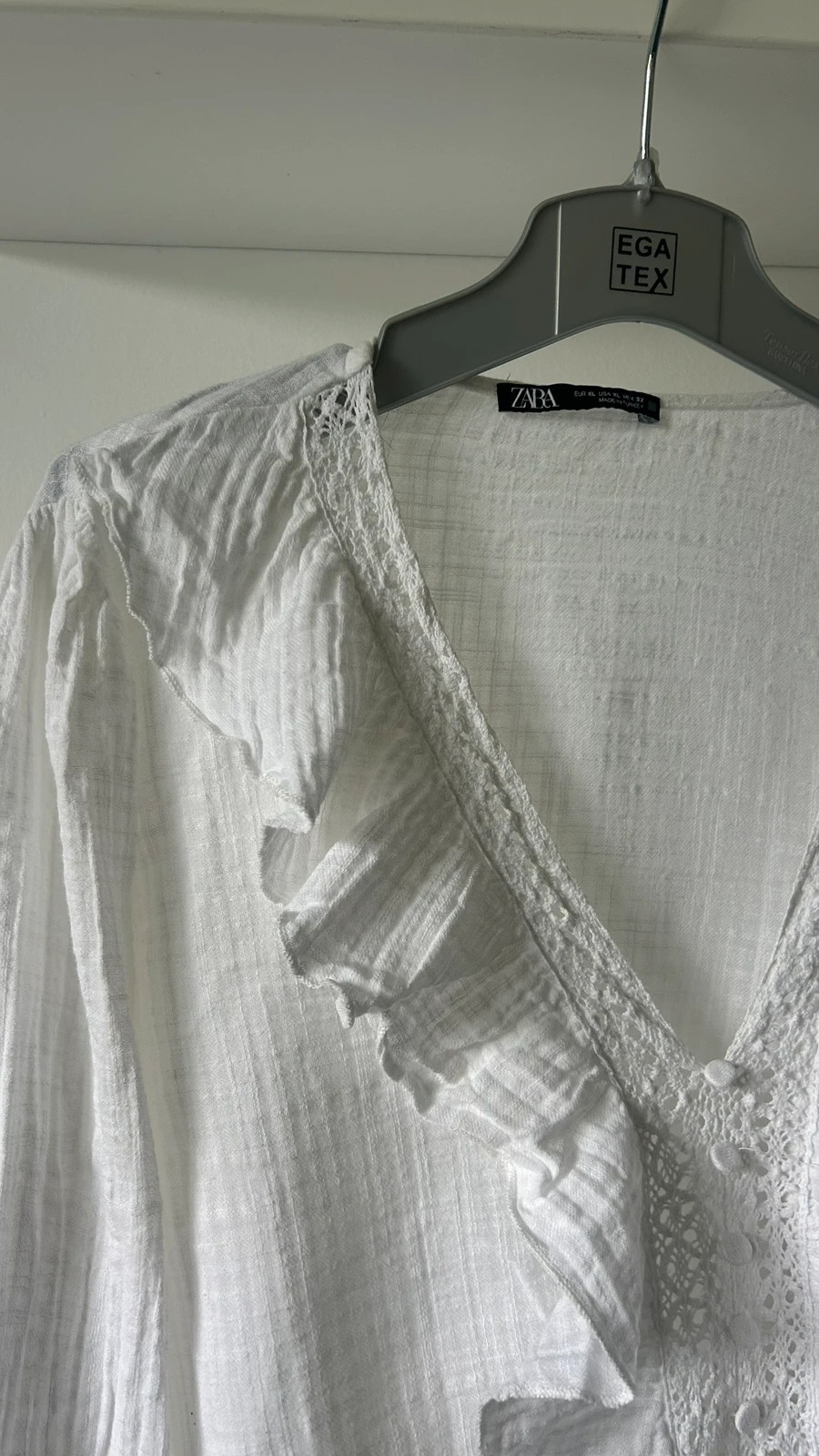 Blusa blanca Zara – Zara – taille XL / 42 / 14 3