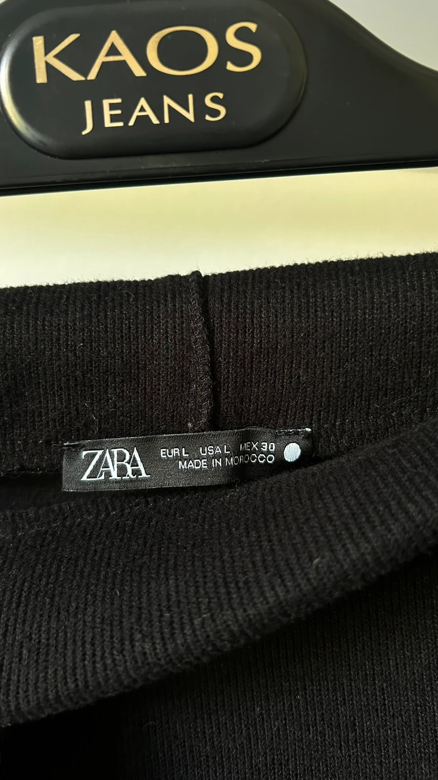 Falda midi negra de Zara – Zara – taille L / 40 / 12 4