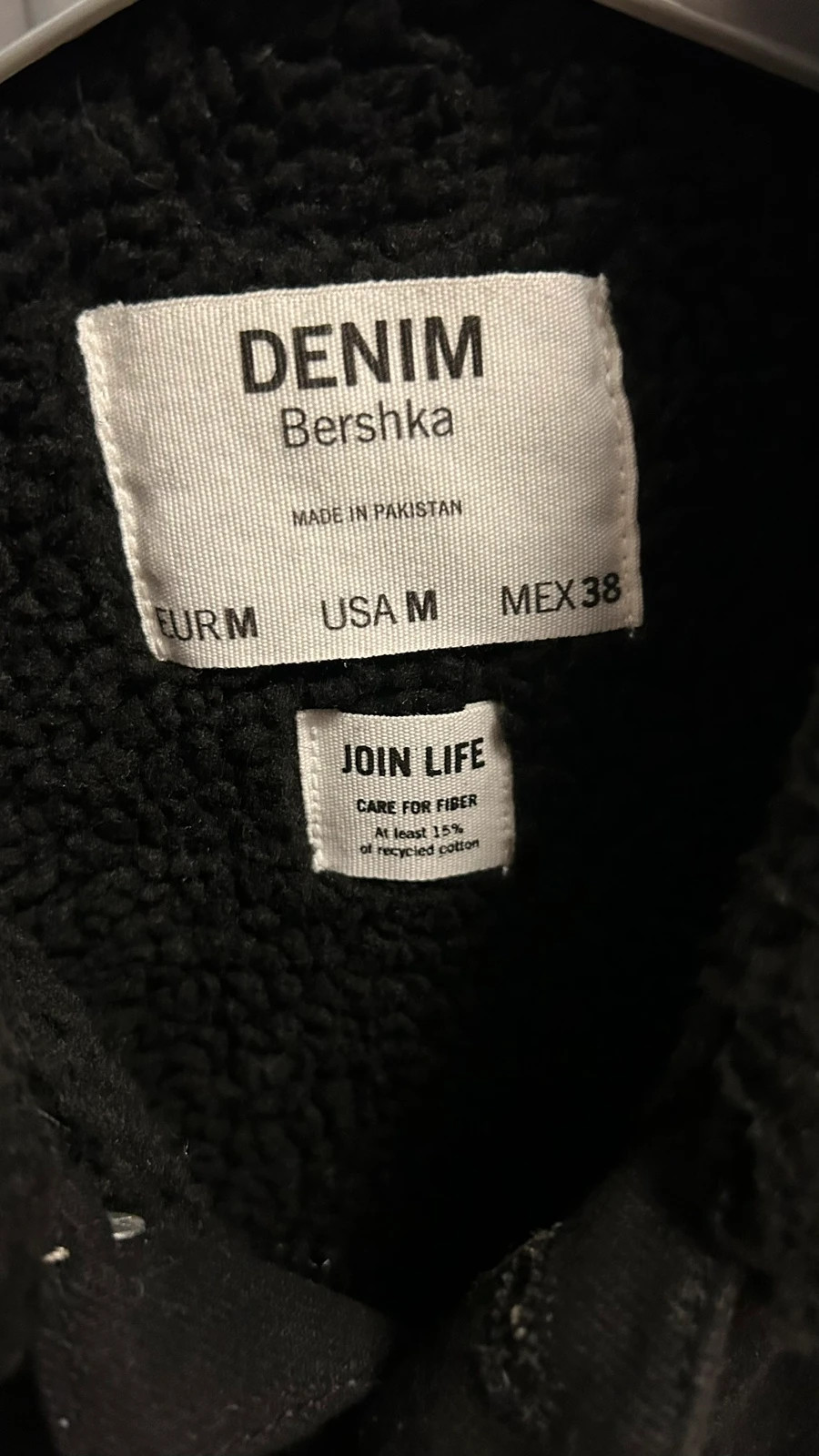 Chaqueta vaquera borreguito negra – Bershka – taille M 5