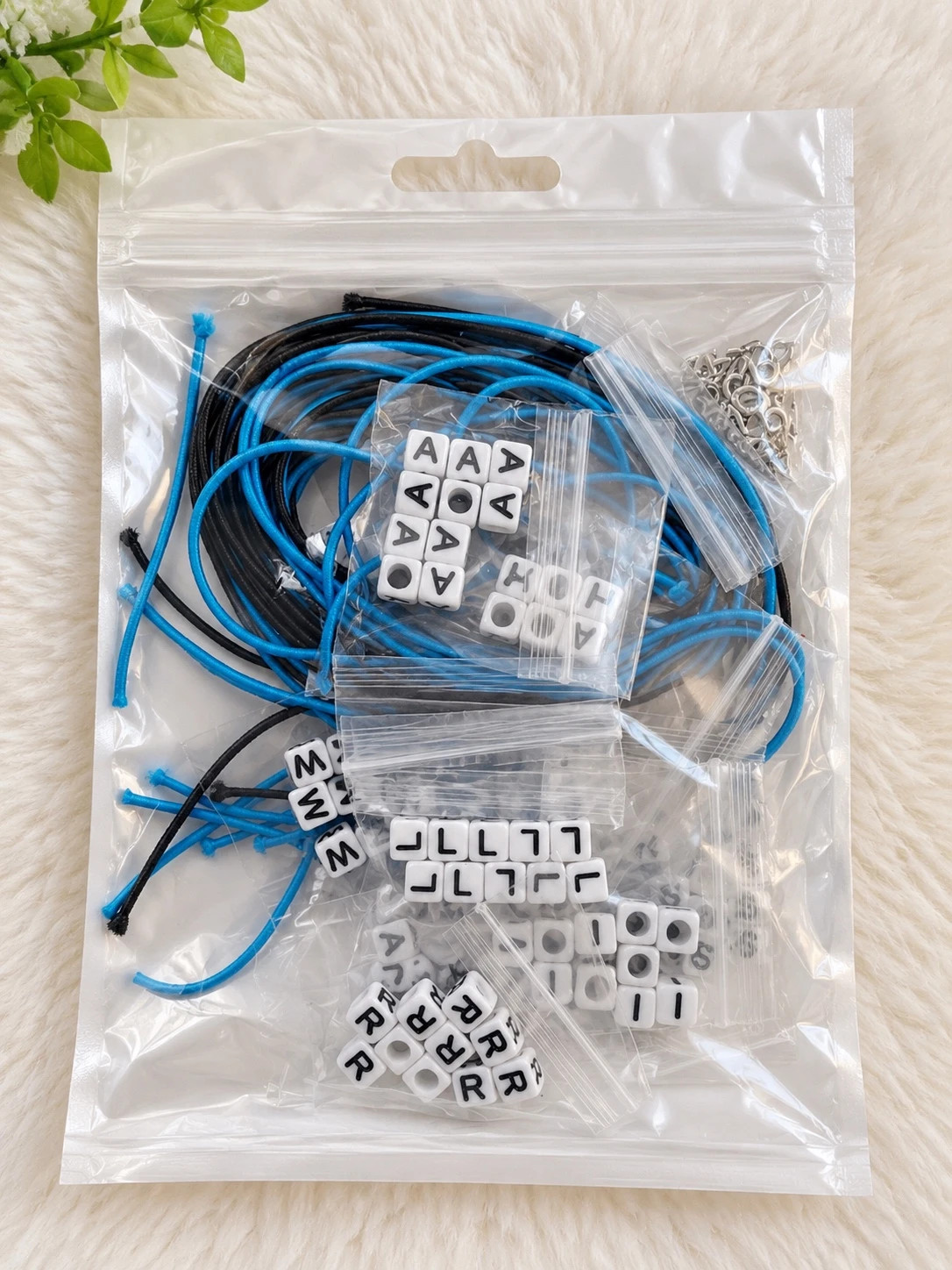 DIY Letter Bead Bracelet/Necklace Kit – New