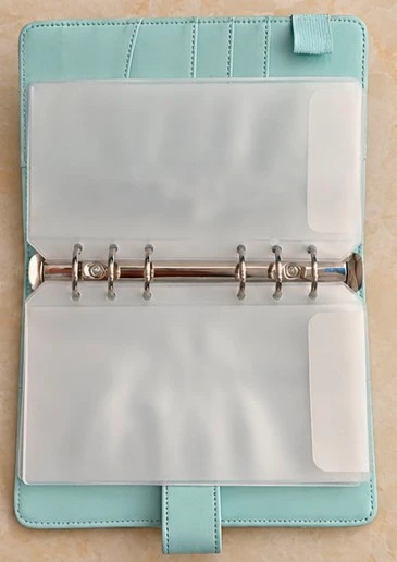 Personalized mint green planner binder + weekly planner 2