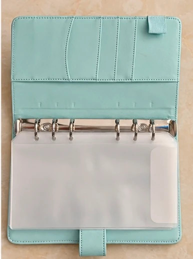 Personalized mint green planner binder + weekly planner 4