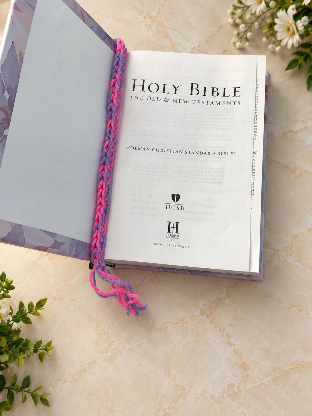 Hand-Decorated HCSB Illustrated Study Bible for Kids – English – Personalized Name Available 2