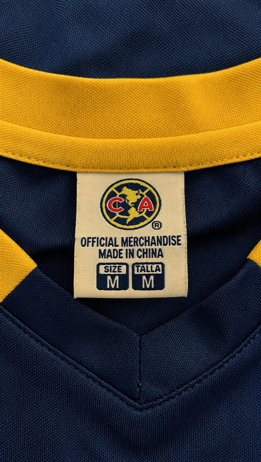 Club América Soccer Jersey Size M Navy Blue & Yellow – adidas – taille M 2