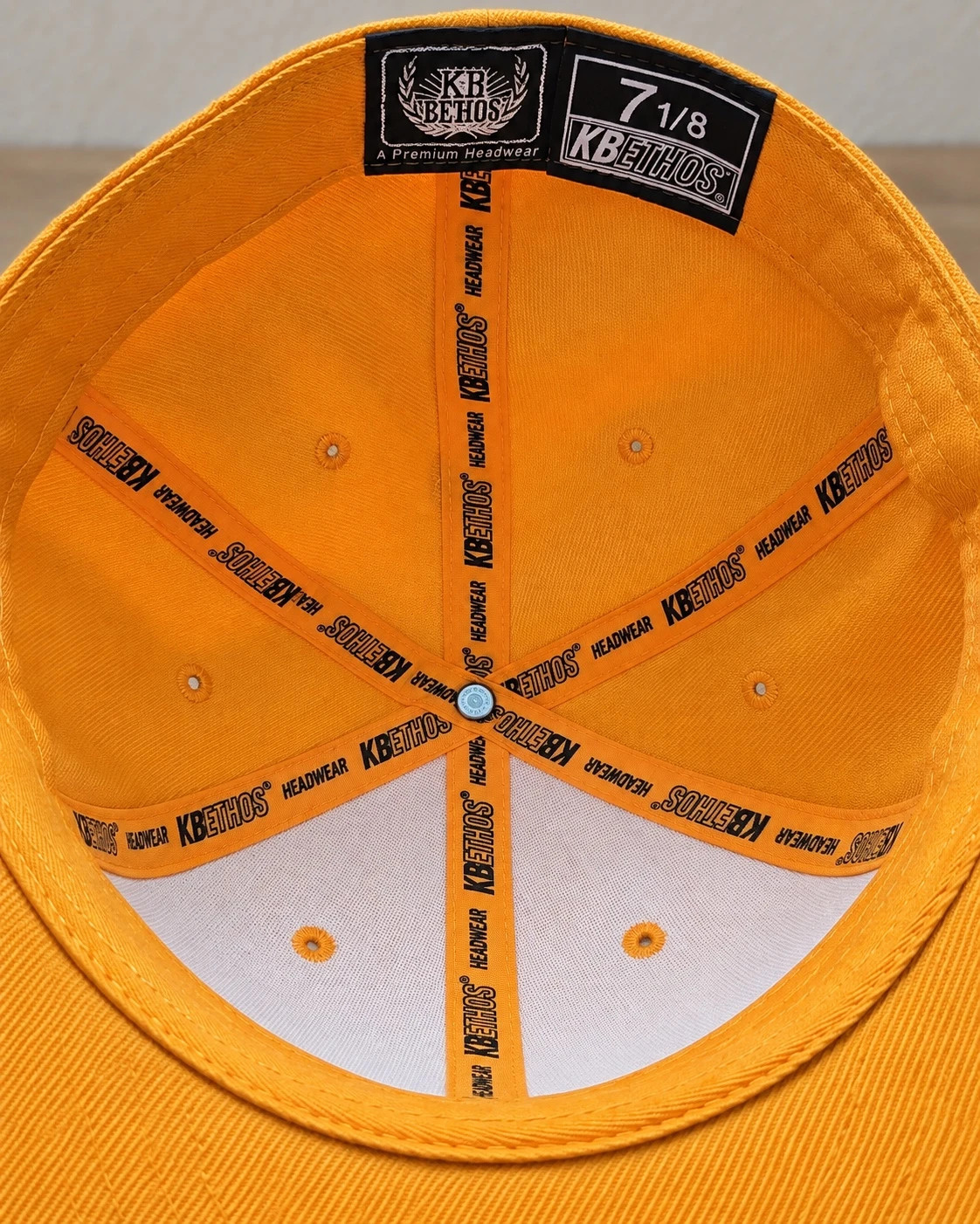 Orange Snapback Cap – New – KBETHOS – taille One size 2