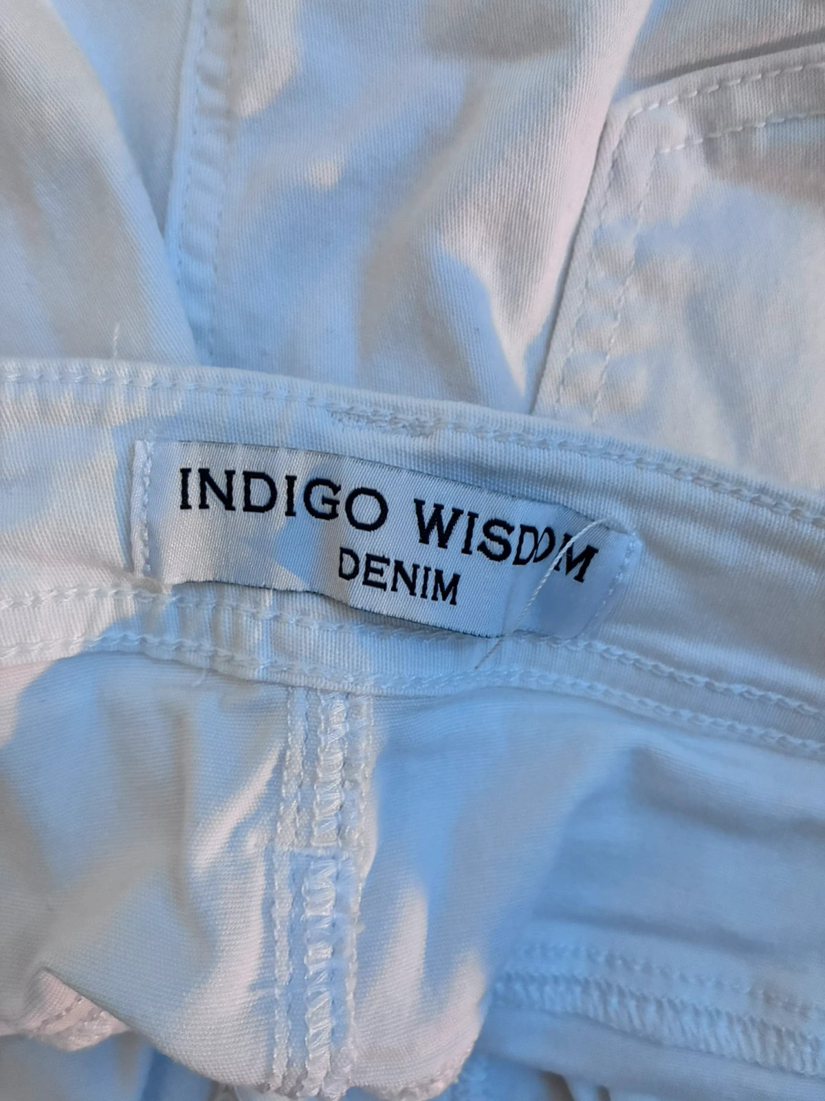 Men’s White Indigo Wisdom Denim Jeans – Size 36×32 – Indigo – taille Other 4