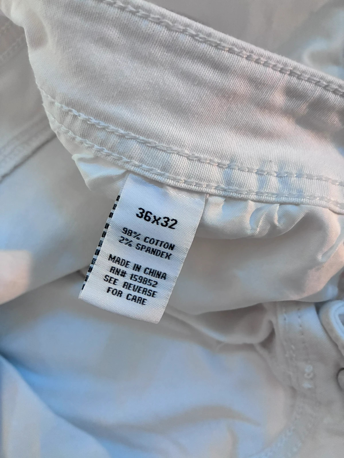 Men’s White Indigo Wisdom Denim Jeans – Size 36×32 – Indigo – taille Other 3