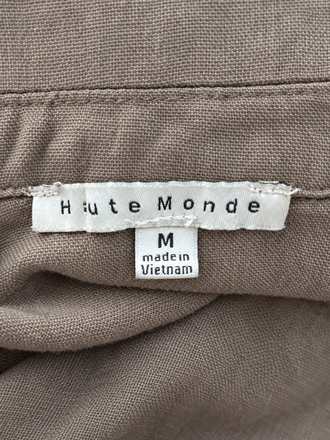 Haute Monde Taupe Utility Jumpsuit – Size M – Haute Monde – taille M / US 8-10 2