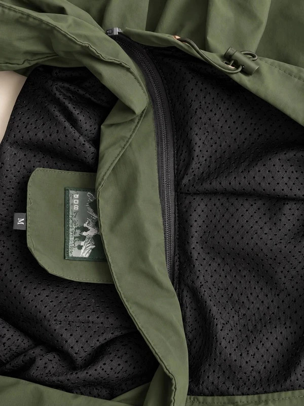Unisex Waterproof Jacket – S, M, L Available – Gray & Olive Green – OUTDOOR – taille S / US 4-6 5