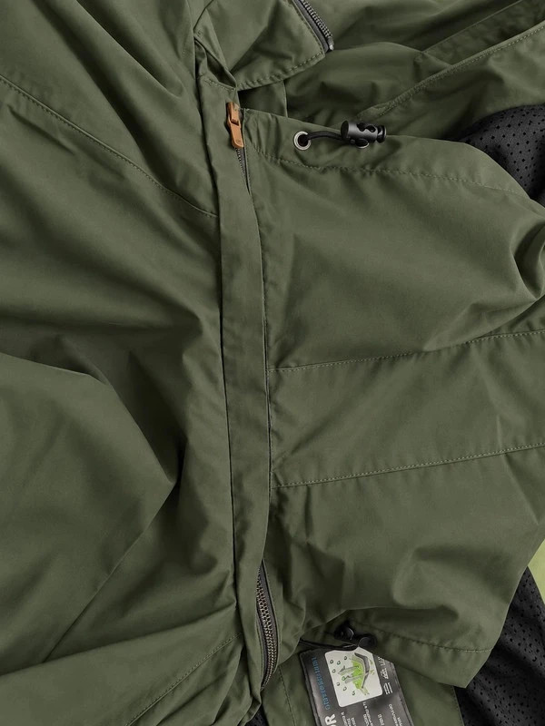 Unisex Waterproof Jacket – S, M, L Available – Gray & Olive Green – OUTDOOR – taille S / US 4-6 3